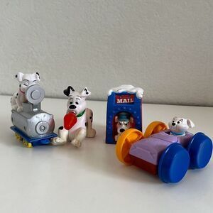 Set of 4 101 Dalmatian randoms Toys